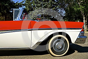 1958 Red Fairlane 500 Convertible