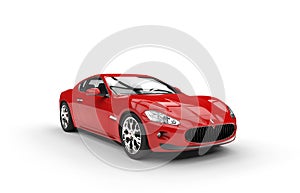 Red Fast Design Car