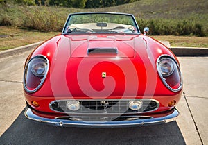 Red 1962 Ferrari 250 GT California Spyder