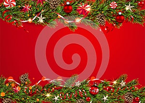 Red festive background