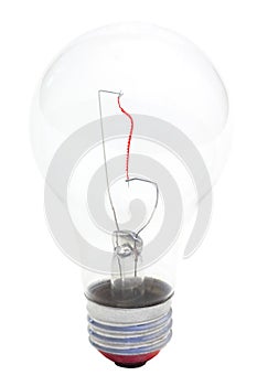 Red Filament Bulb