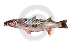 Red-finned mullet Mugil soiuy, Redlip mullet Liza haematocheilus