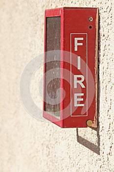 Red Fire Alarm Box
