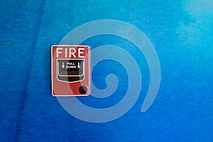 Red Fire Alarm box