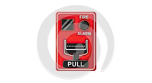 Red Fire Alarm Pull Station for Emergency Situations