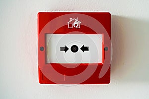 Red fire alarm