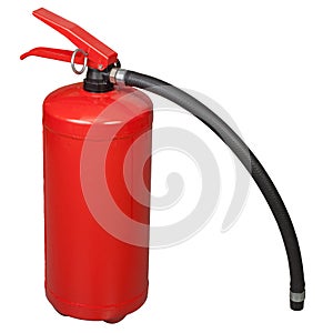Red fire extinguishe