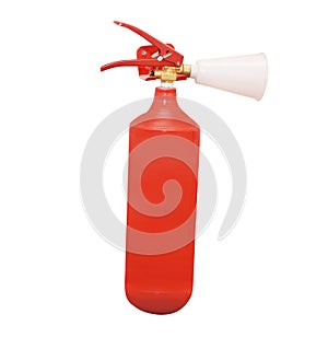 Red fire extinguisher