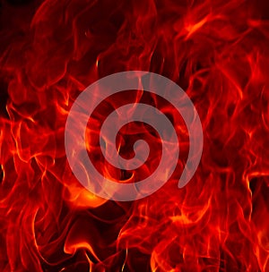 Red Fire Flames of Hell