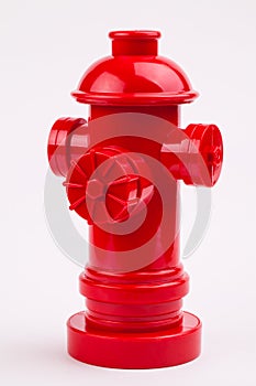 Red fire hydrant