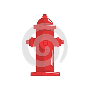 Red fire hydrant vector Illustration photo