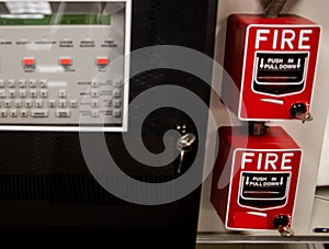 Red fire system sensors