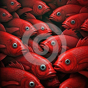 Red fishes