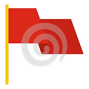 Red flag icon