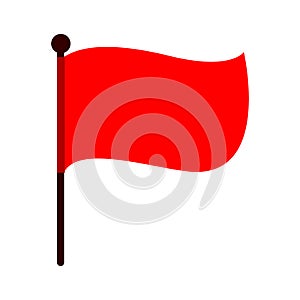 red flag icon, flag sign, emoji flag