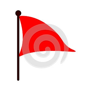 red flag icon, flag sign, emoji flag