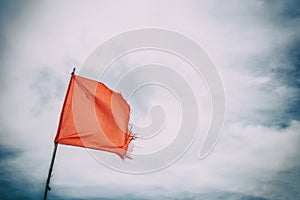 Flagge beachten Flaggen blauer himmel 