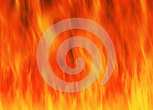 Red flame fire background