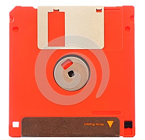 Red floppy disk