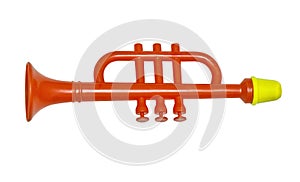 Red flute, toy for children