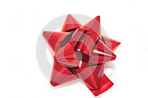 Red foil bow