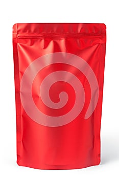 red foil zipper bag packaging