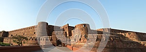 Red Fort in Agra, India Panorama, Travel to Asia