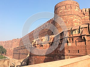 Red Fort - Agra - Lal Qila. (1565-1573) . India .