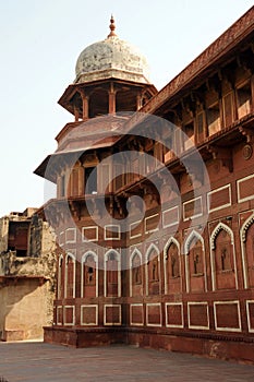 Red Fort, Agra, Uttar Pradesh, India.