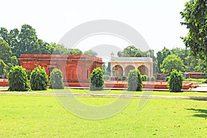 Red fort complex delhi india