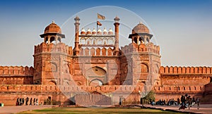 Historic Grandeur of Red Fort, Delhi photo