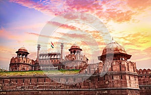 Red fort in India