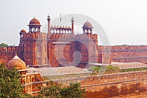 The Red Fort.This red sandstone fort is a UNESCO World heritage site