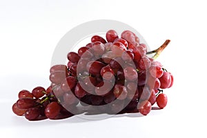 Red fresh grapes