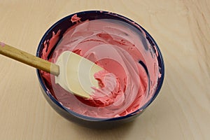 Red frosting
