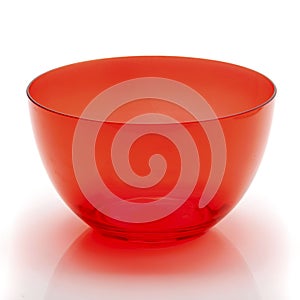 Red fruit bowl