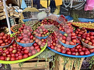 Red Fruit for Sale at a Market in Chilpancingo photo