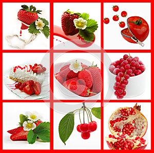 Red fruits