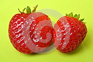 Red  fruits strawberries