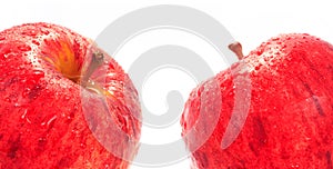 Red Fuji apple isolated
