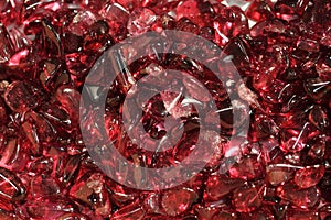 Red garnet mineral background