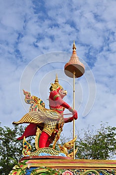 Red Garuda statue, Bangkok