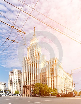 Red Gate Building in Moscow