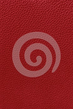red genuine calfskin. leather texture background