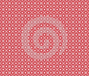 Red Geometric Background