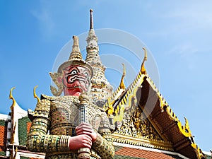 The Red Giant at The Grand Palace , Thailand