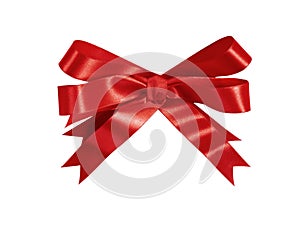 Red gift bow