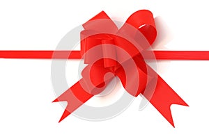 Red gift bow