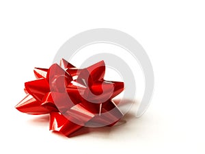 Red gift bow