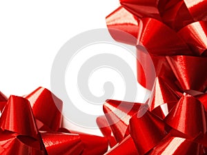 Red gift bows - Christmas